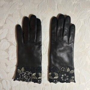 Ladies Guanti Leather Gloves - Size 7